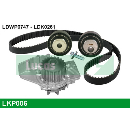 Photo Water Pump & Timing Belt Kit LUCAS LKP006