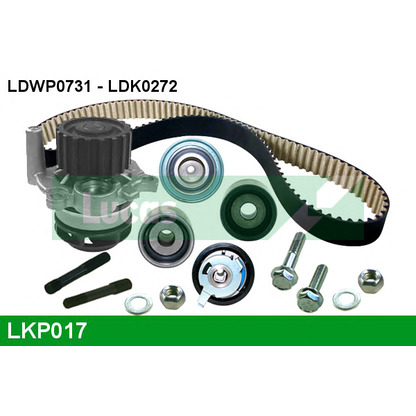 Photo Water Pump & Timing Belt Kit LUCAS LKP017