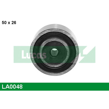 Photo Deflection/Guide Pulley, v-ribbed belt LUCAS LA0048