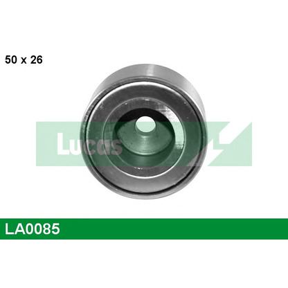 Photo Deflection/Guide Pulley, v-ribbed belt LUCAS LA0085