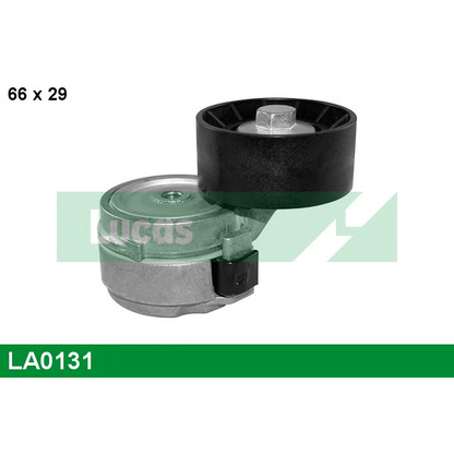 Photo Tensioner Pulley, v-ribbed belt LUCAS LA0131