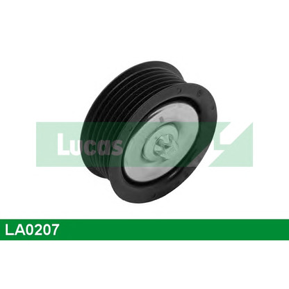 Photo Deflection/Guide Pulley, v-ribbed belt LUCAS LA0207