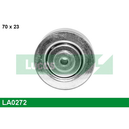 Photo Tensioner Pulley, v-ribbed belt LUCAS LA0272