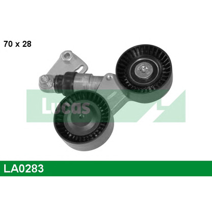 Photo Belt Tensioner, v-ribbed belt LUCAS LA0283