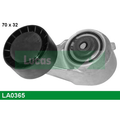 Photo Belt Tensioner, v-ribbed belt LUCAS LA0365