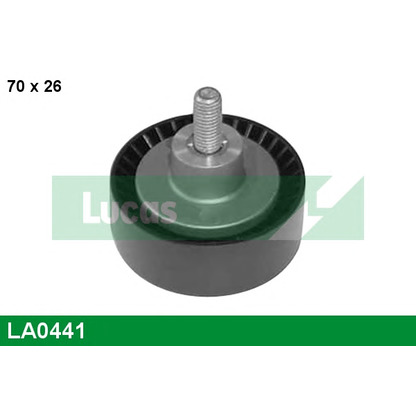 Foto Umlenk-/Führungsrolle, Keilrippenriemen LUCAS LA0441