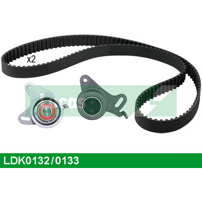 Photo Tensioner Pulley, timing belt LUCAS LDK01320133