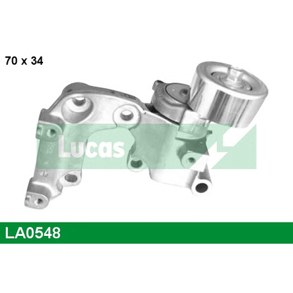 Photo Belt Tensioner, v-ribbed belt LUCAS LA0548