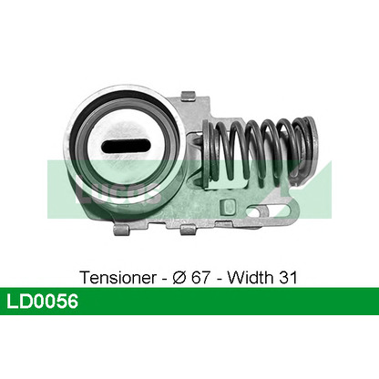 Photo Tensioner Pulley, timing belt LUCAS LD0056
