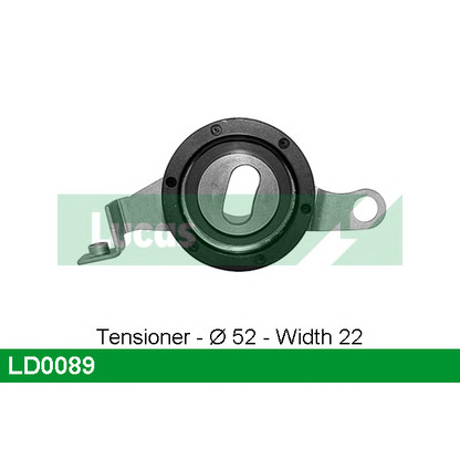 Photo Deflection/Guide Pulley, timing belt LUCAS LD0089