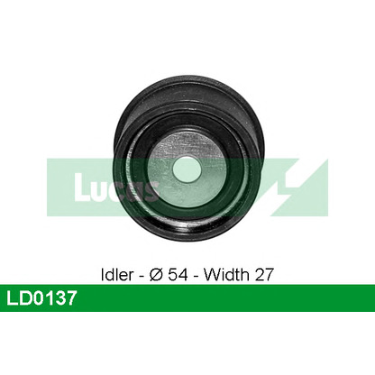 Photo Deflection/Guide Pulley, timing belt LUCAS LD0137