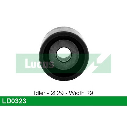 Photo Deflection/Guide Pulley, timing belt LUCAS LD0323