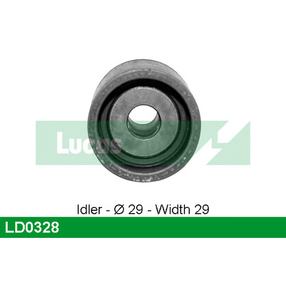 Photo Deflection/Guide Pulley, timing belt LUCAS LD0328