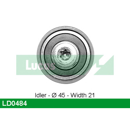 Photo Deflection/Guide Pulley, timing belt LUCAS LD0484