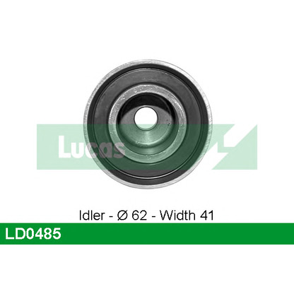 Photo Deflection/Guide Pulley, timing belt LUCAS LD0485