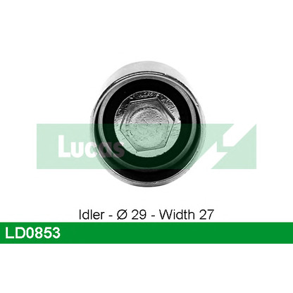 Photo Deflection/Guide Pulley, timing belt LUCAS LD0853