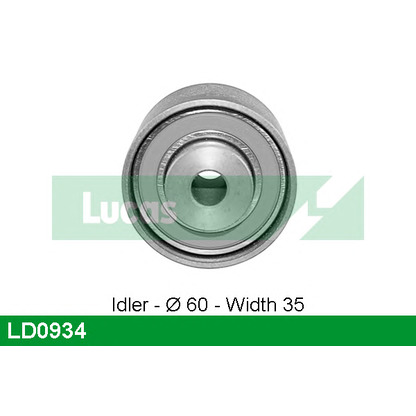 Photo Deflection/Guide Pulley, timing belt LUCAS LD0934