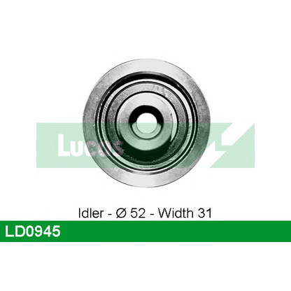 Photo Deflection/Guide Pulley, timing belt LUCAS LD0945