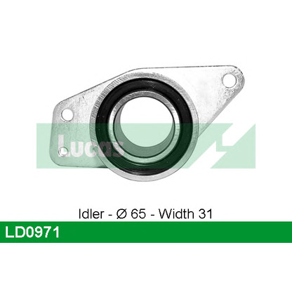 Photo Deflection/Guide Pulley, timing belt LUCAS LD0971