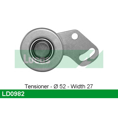 Photo Tensioner Pulley, timing belt LUCAS LD0982