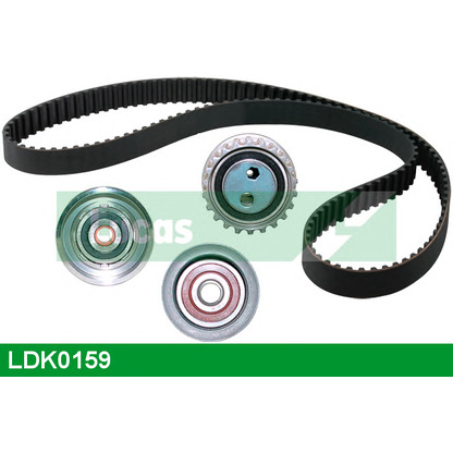 Photo Deflection/Guide Pulley, timing belt LUCAS LDK0159