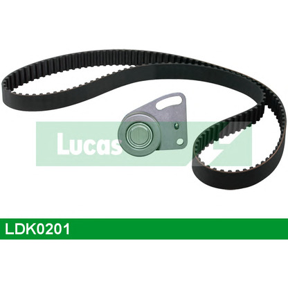 Photo Tensioner Pulley, timing belt LUCAS LDK0201