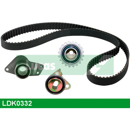 Photo Deflection/Guide Pulley, timing belt LUCAS LDK0332