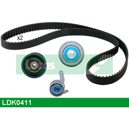 Foto Rullo tenditore, Cinghia dentata LUCAS LDK0411