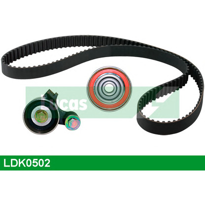 Photo Deflection/Guide Pulley, timing belt LUCAS LDK0502