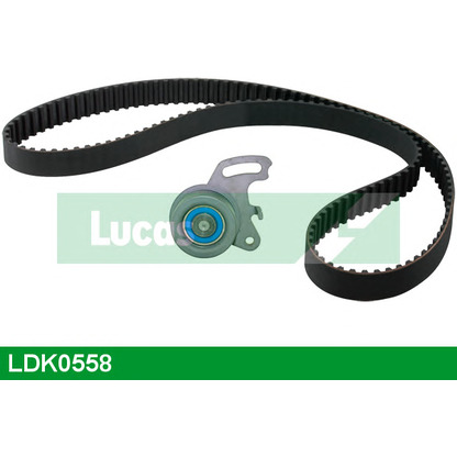 Photo Tensioner Pulley, timing belt LUCAS LDK0558