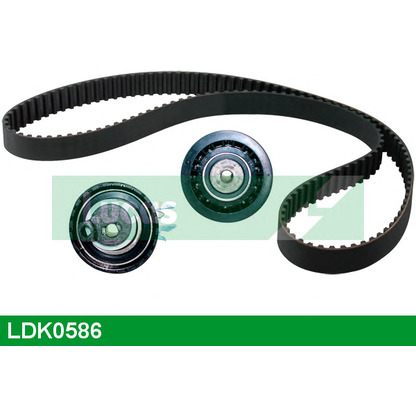 Photo Deflection/Guide Pulley, timing belt LUCAS LDK0586