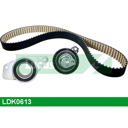 Photo Tensioner Pulley, timing belt LUCAS LDK0613