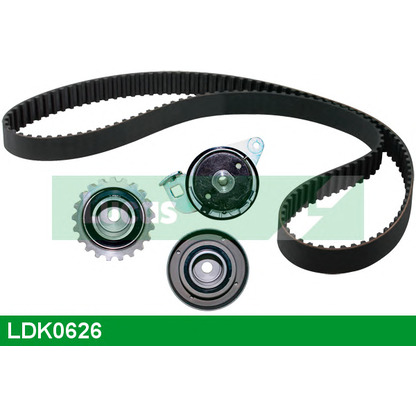 Photo Deflection/Guide Pulley, timing belt LUCAS LDK0626