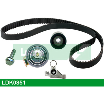 Photo Deflection/Guide Pulley, timing belt LUCAS LDK0851