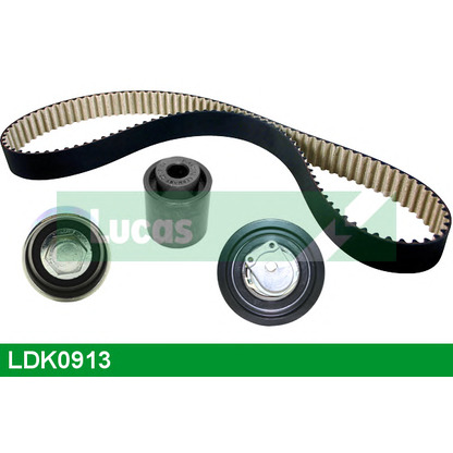 Photo Deflection/Guide Pulley, timing belt LUCAS LDK0913
