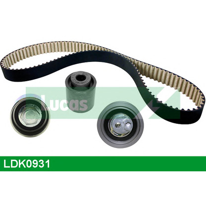 Photo Deflection/Guide Pulley, timing belt LUCAS LDK0931