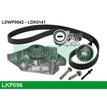 Photo Water Pump & Timing Belt Kit LUCAS LKP056