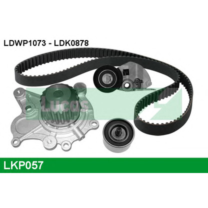 Photo Water Pump & Timing Belt Kit LUCAS LKP057