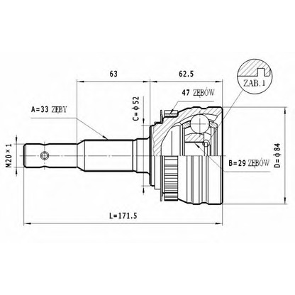 Foto Kit giunti, Semiasse STATIM C144