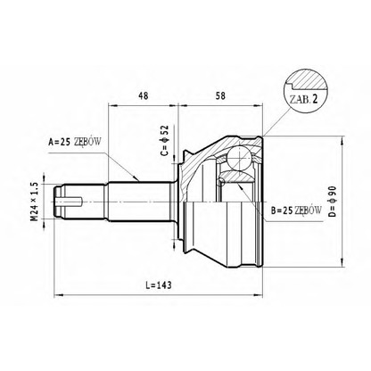 Photo Jeu de joints, arbre de transmission STATIM C172