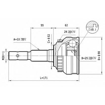 Foto Kit giunti, Semiasse STATIM C258