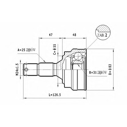 Foto Kit giunti, Semiasse STATIM C268