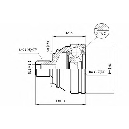 Foto Articulación, árbol de transmisión STATIM C311