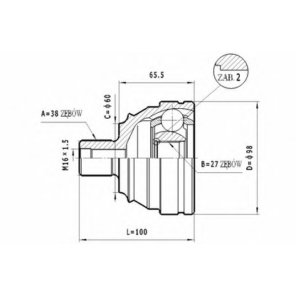 Foto Giunto, Semiasse STATIM C315