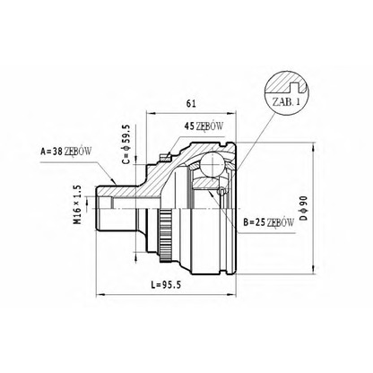 Foto Kit giunti, Semiasse STATIM C336