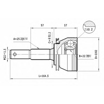 Photo Joint Kit, drive shaft STATIM C503