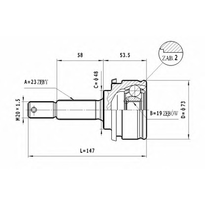 Foto Kit giunti, Semiasse STATIM C519