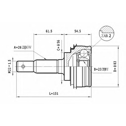 Foto Kit giunti, Semiasse STATIM C594