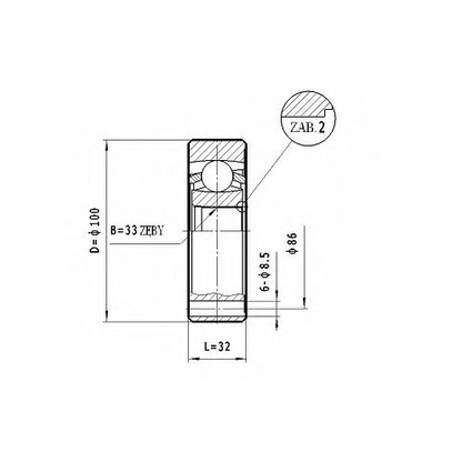 Photo Joint Kit, drive shaft STATIM CW047