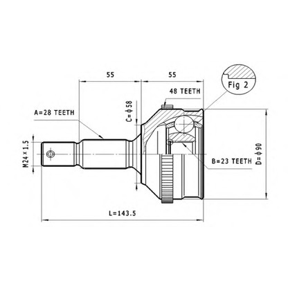 Foto Kit giunti, Semiasse STATIM C105